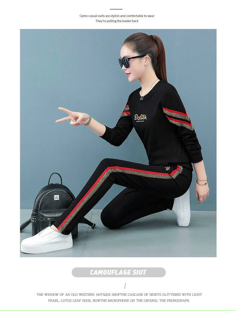 Set Bộ Thể Thao Viền Sọc - BTN161